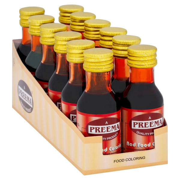 Preema Red Food Colouring 28ml, front of pack