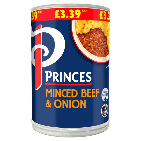 Princes Minced Beef and Onion 392g, front of pack