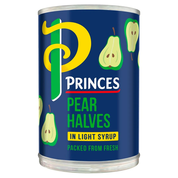 Princes Pear Halves in Light Syrup 410g, front of pack