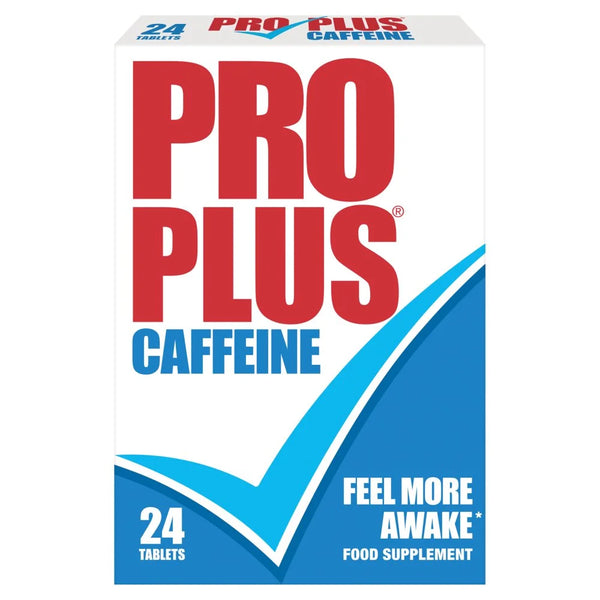 Pro Plus Caffeine Tablets 24 pack, front of pack