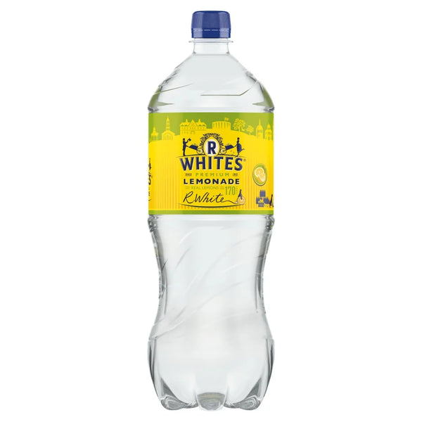 R. White's Lemonade 1.5L Bottle, front of pack