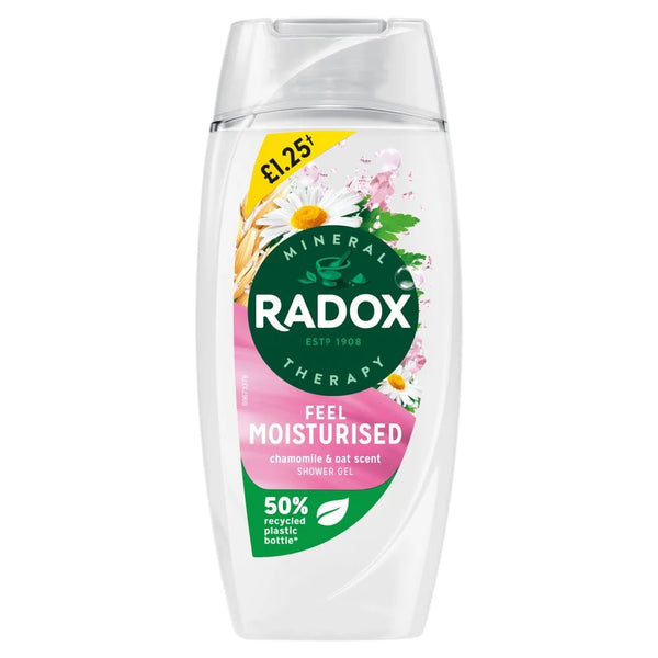 Radox Mineral Therapy Shower Gel Feel Moisturised 225ml, front of pack
