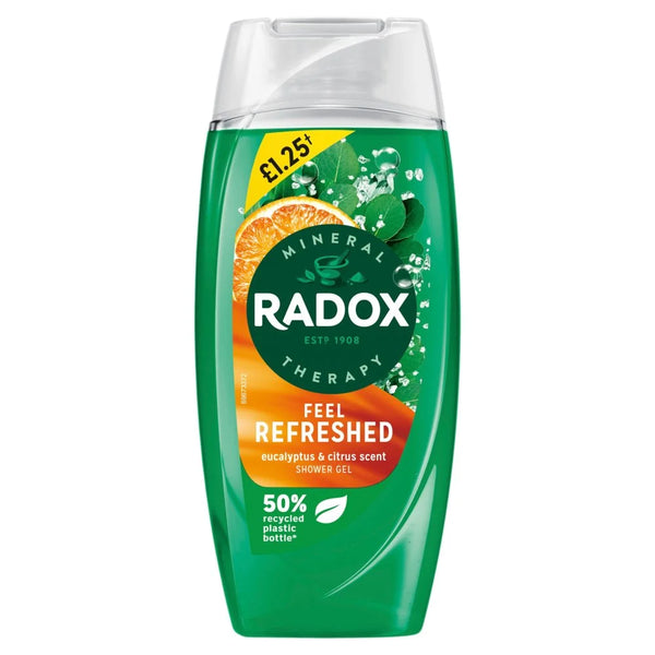 Radox Mineral Therapy Shower Gel Feel Refreshed 225ml, front of pack