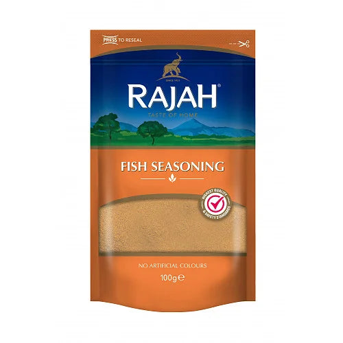 Rajah Fish Seasoning 100g, front of pack