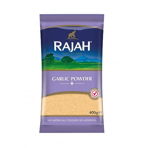 Rajah Garlic Powder 400g, front of pack