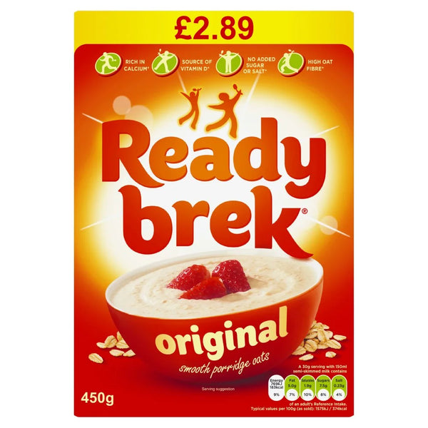 Ready Brek Wholegrain Oat Cereal 450g, front of pack