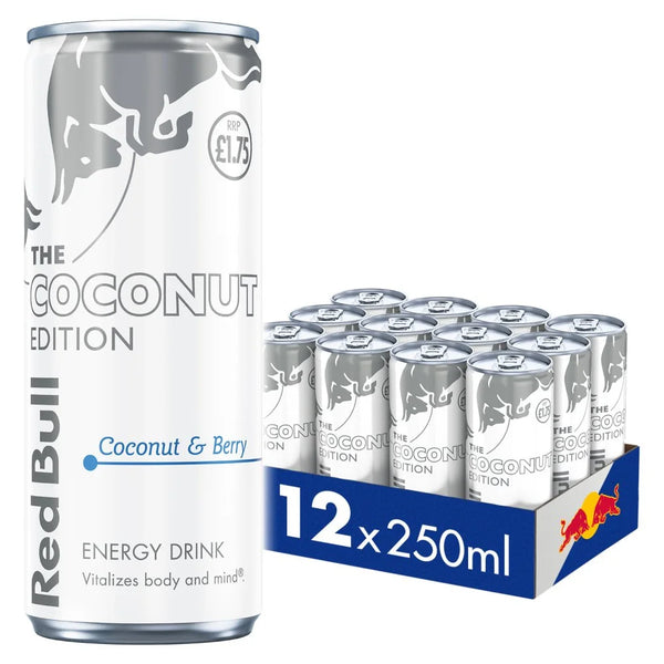 Red Bull Coconut Edition Coconut and Berry 250ml, front of pack
