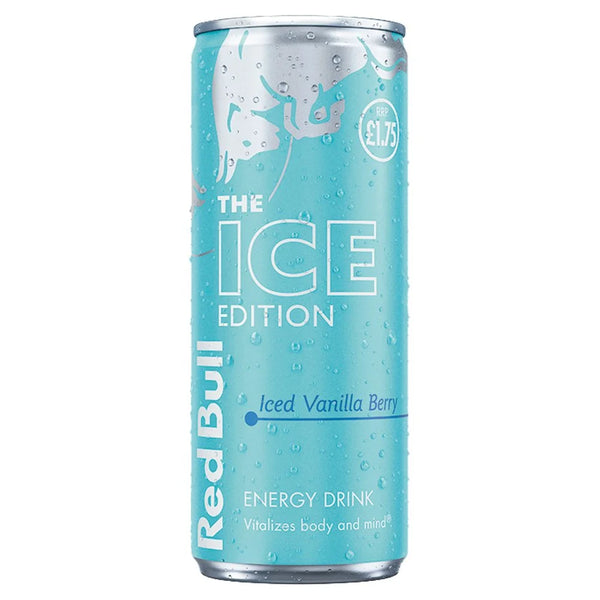 Red Bull Ice Edition Iced Vanilla Berry 250ml, front of pack
