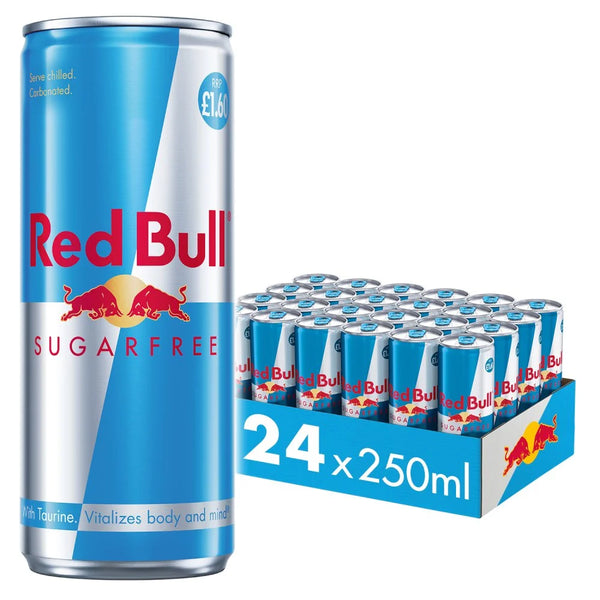 Red Bull Sugarfree Energy Drink 250ml, front of pack