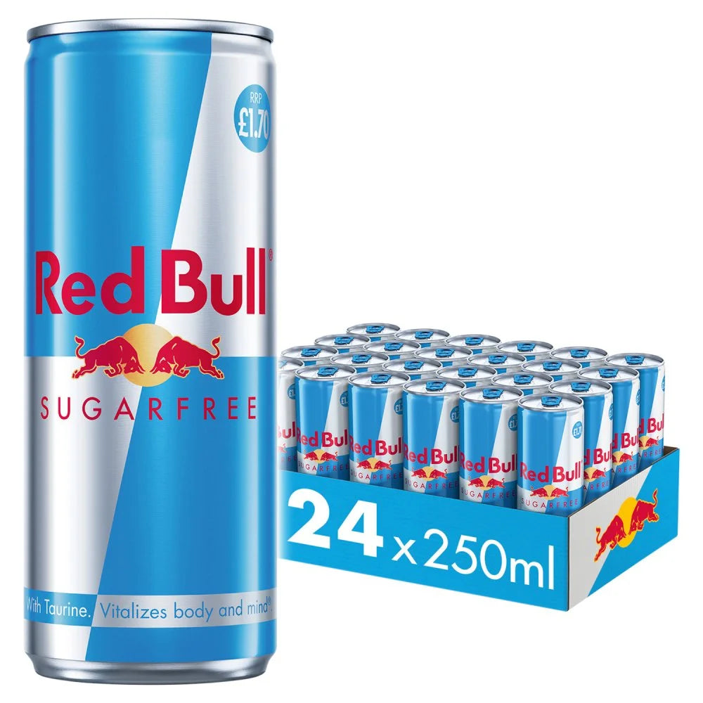 Red Bull Sugarfree Energy Drink 250ml, front of pack