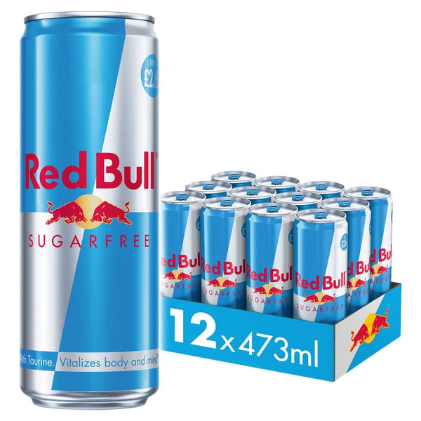 Red Bull Sugarfree Energy Drink 473ml, front of pack