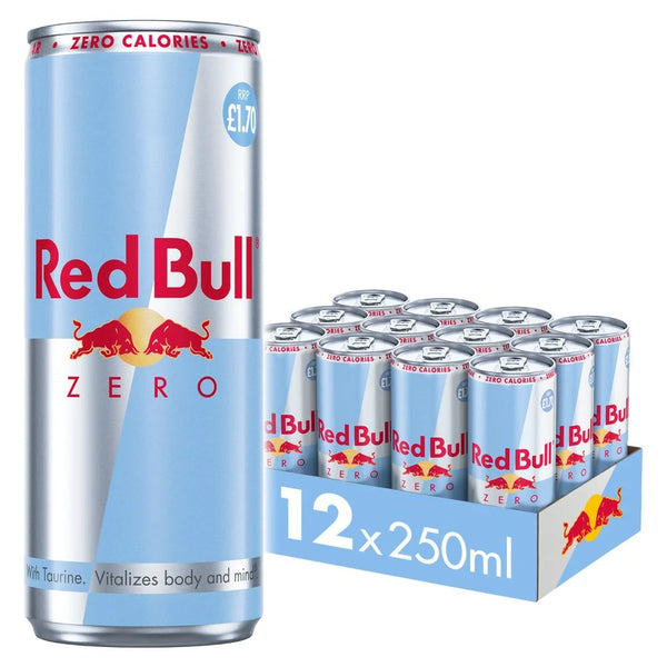 Red Bull Zero Energy Drink 250ml, front of pack