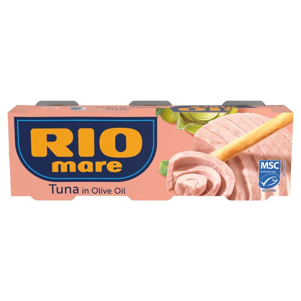 Rio Mare Tuna in Olive Oil 3 x 80g multipack, front of pack