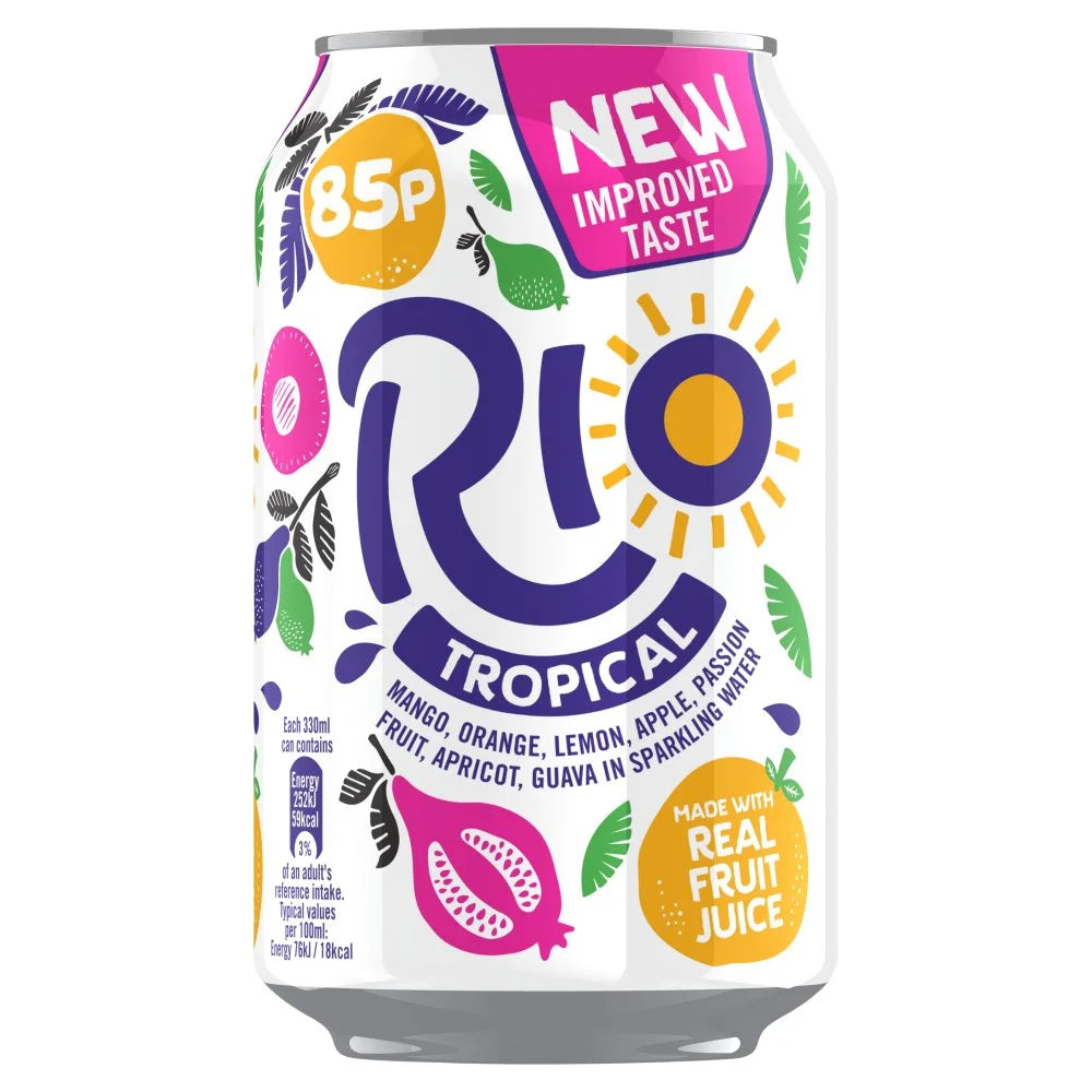 Rio Tropical 330ml Can, front of pack