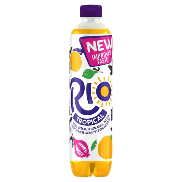 Rio Tropical sparkling fruit drink 500ml, front of pack