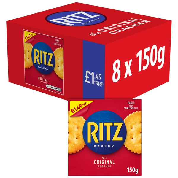 Ritz The Original Baked Crackers 150g, front of pack