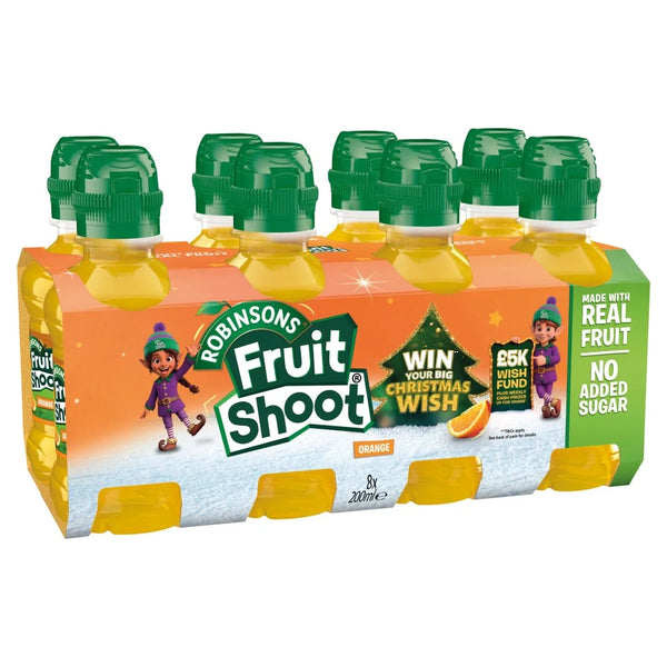 Robinsons Fruit Shoot Orange Kids Drink 8 x 200ml, front of pack