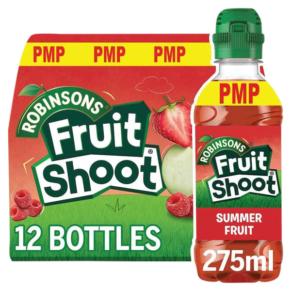 Robinsons Fruit Shoot Summer Fruits 275ml bottle, front of pack