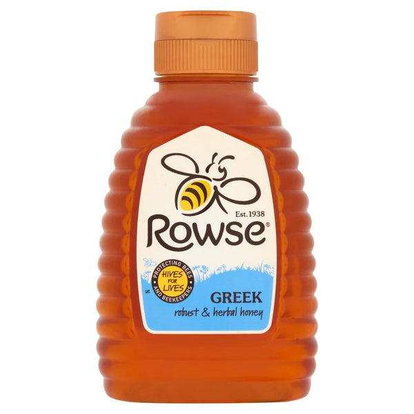 Rowse Greek Robust and Herbal Honey 250g, front of pack