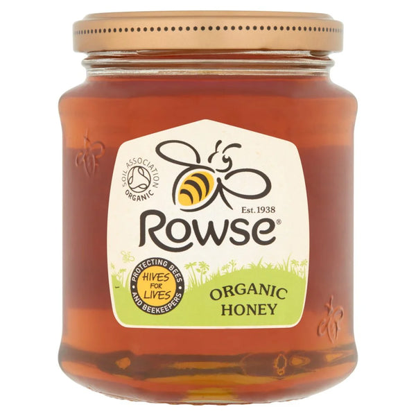 Rowse Organic Honey 340g, front of pack