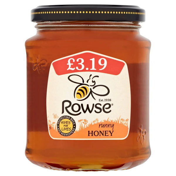 Rowse Runny Honey 340g, front of pack