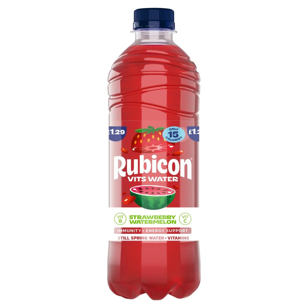 Rubicon Spring Vits Strawberry Watermelon 500ml, front of pack