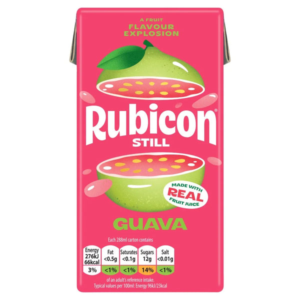 Rubicon Still Guava Juice Drink Carton 288ml, front of pack