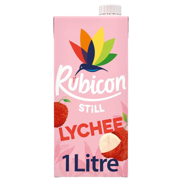 Rubicon Still Lychee Juice Drink Carton 1L, front of pack