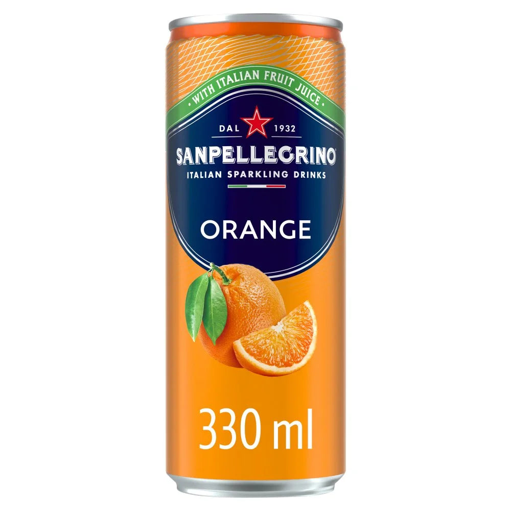 San Pellegrino Orange 330ml, front of pack