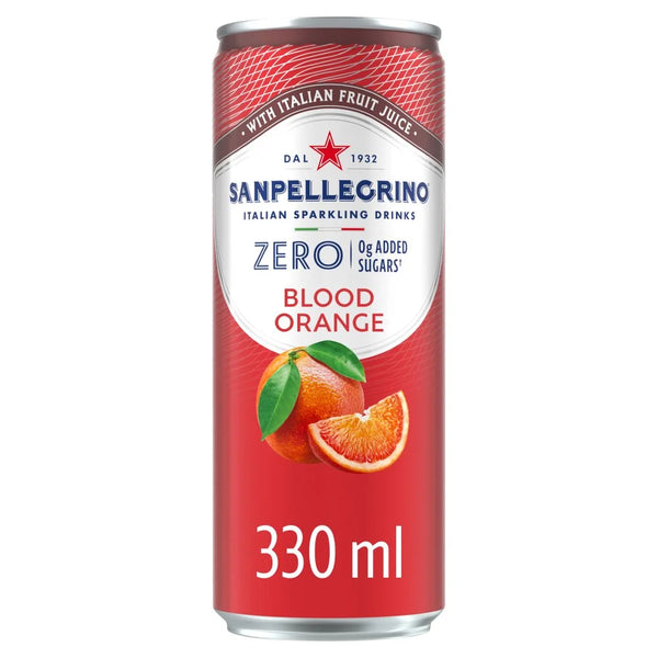 San Pellegrino Sparkling Blood Orange 330ml, front of pack