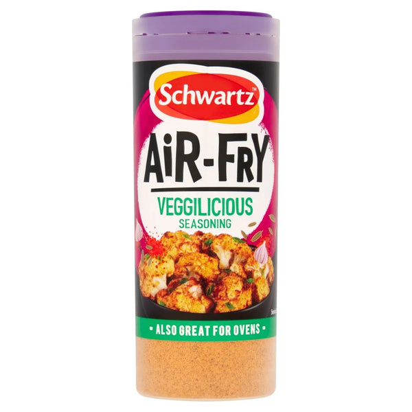Schwartz Air Fryer Vegetable Seasoning Drum 125g, front of pack