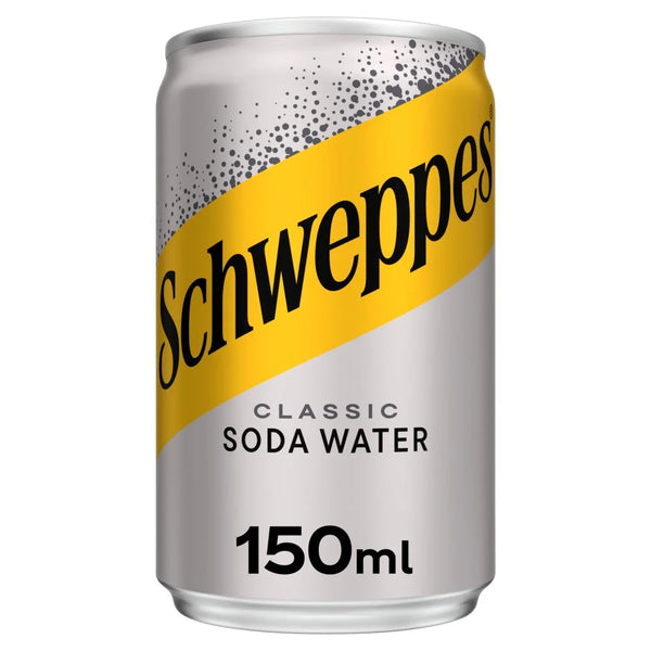 Schweppes Soda Water 150ml, front of pack