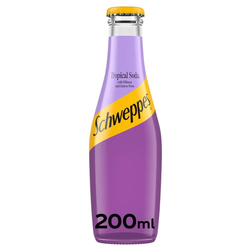 Schweppes Tropical Soda 200ml, front of pack