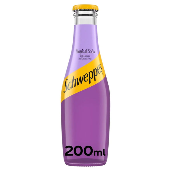 Schweppes Tropical Soda 200ml, front of pack