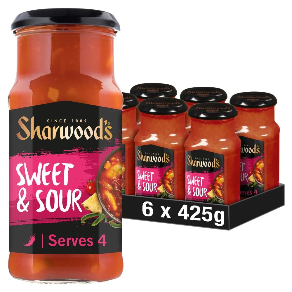 Sharwood's Sweet and Sour Cooking Sauce 425g, front of pack