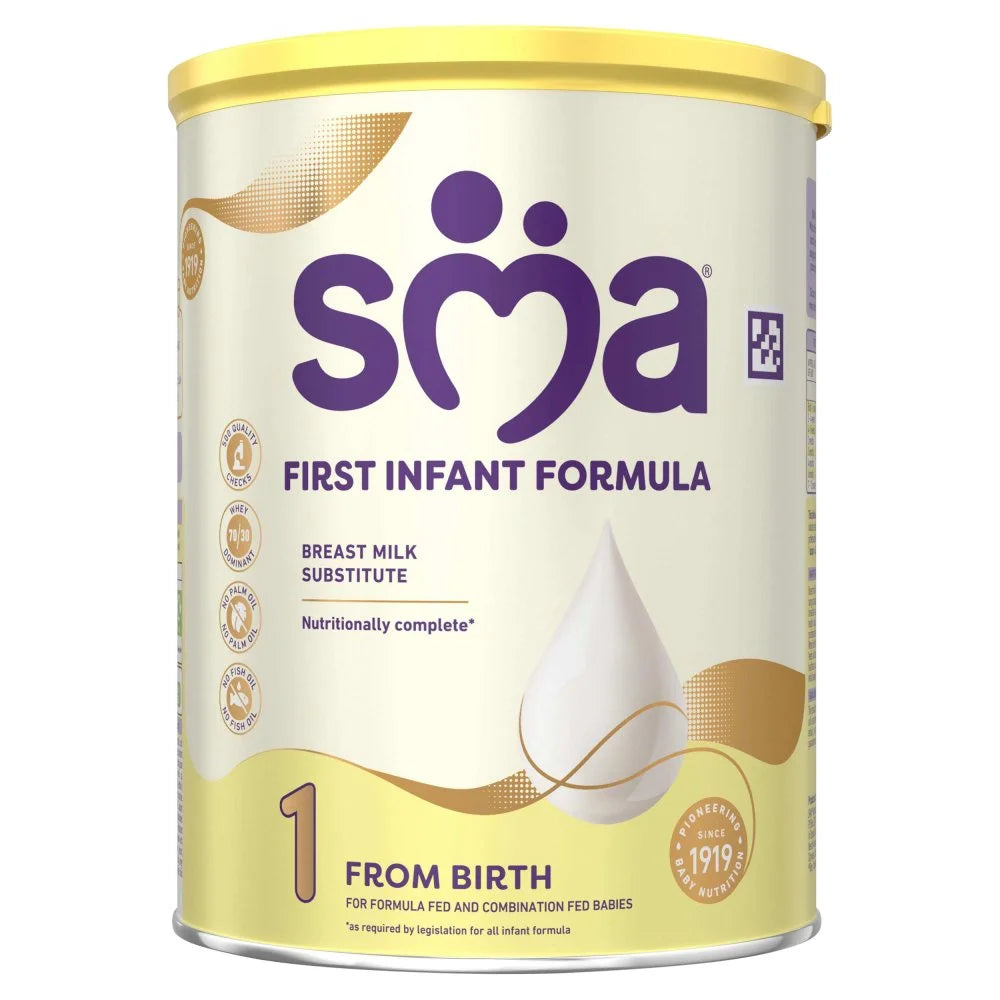 SMA 1 First Infant Baby Milk Formula Powder 800g, front of pack