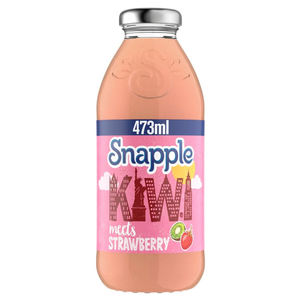 Snapple Kiwi Meets Strawberry 473ml, front of pack