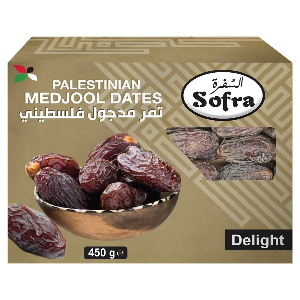 Sofra Palestinian Medjool Dates 450g, front of pack