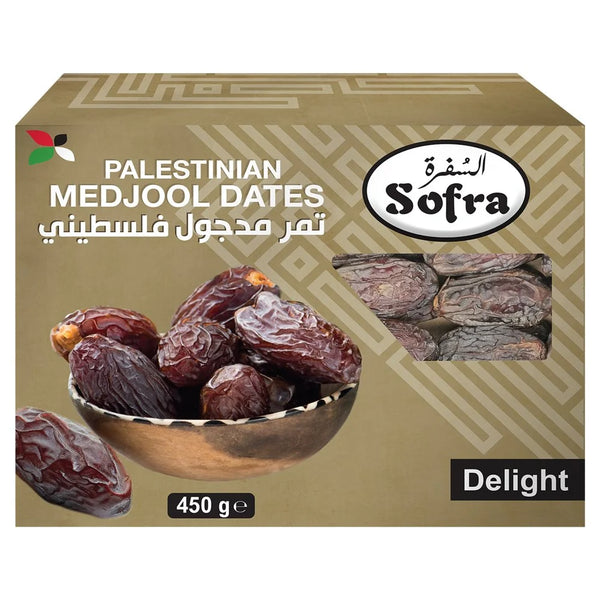 Sofra Palestinian Medjool Dates 450g, front of pack