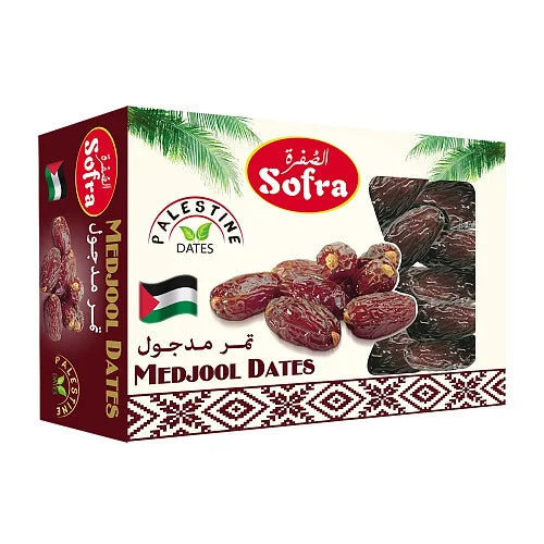 Sofra Premium Quality Palestinian Medjool Dates 450g, front of pack