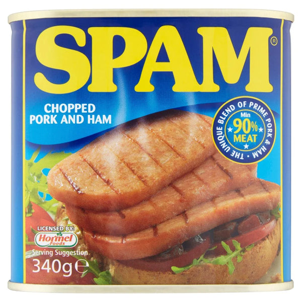 Spam Chopped Pork and Ham 340g, front of pack
