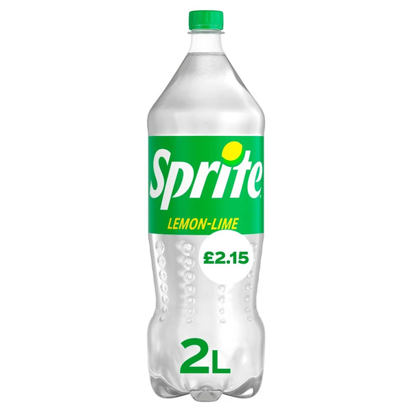 Sprite Lemon & Lime Fizzy Drink 2L, front of pack