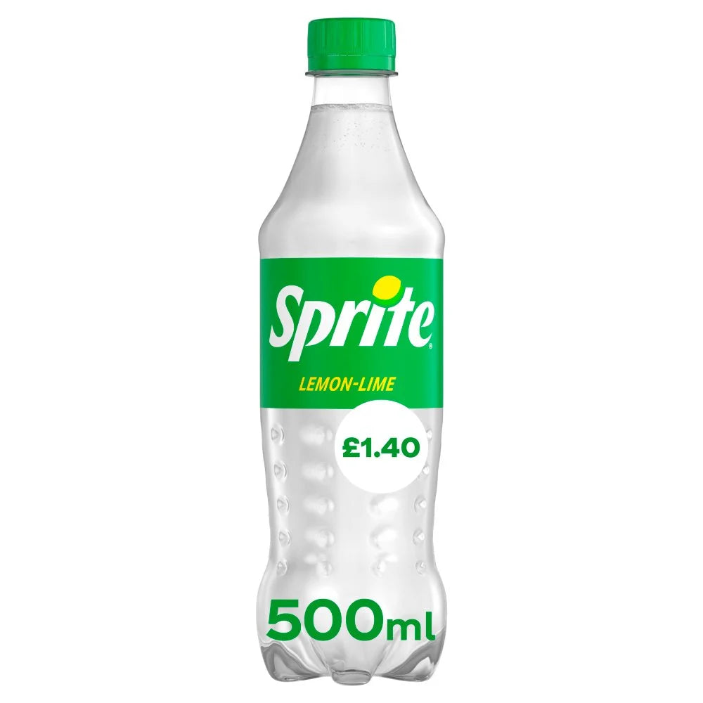 Sprite Lemon & Lime Fizzy Drink 500ml, front of pack