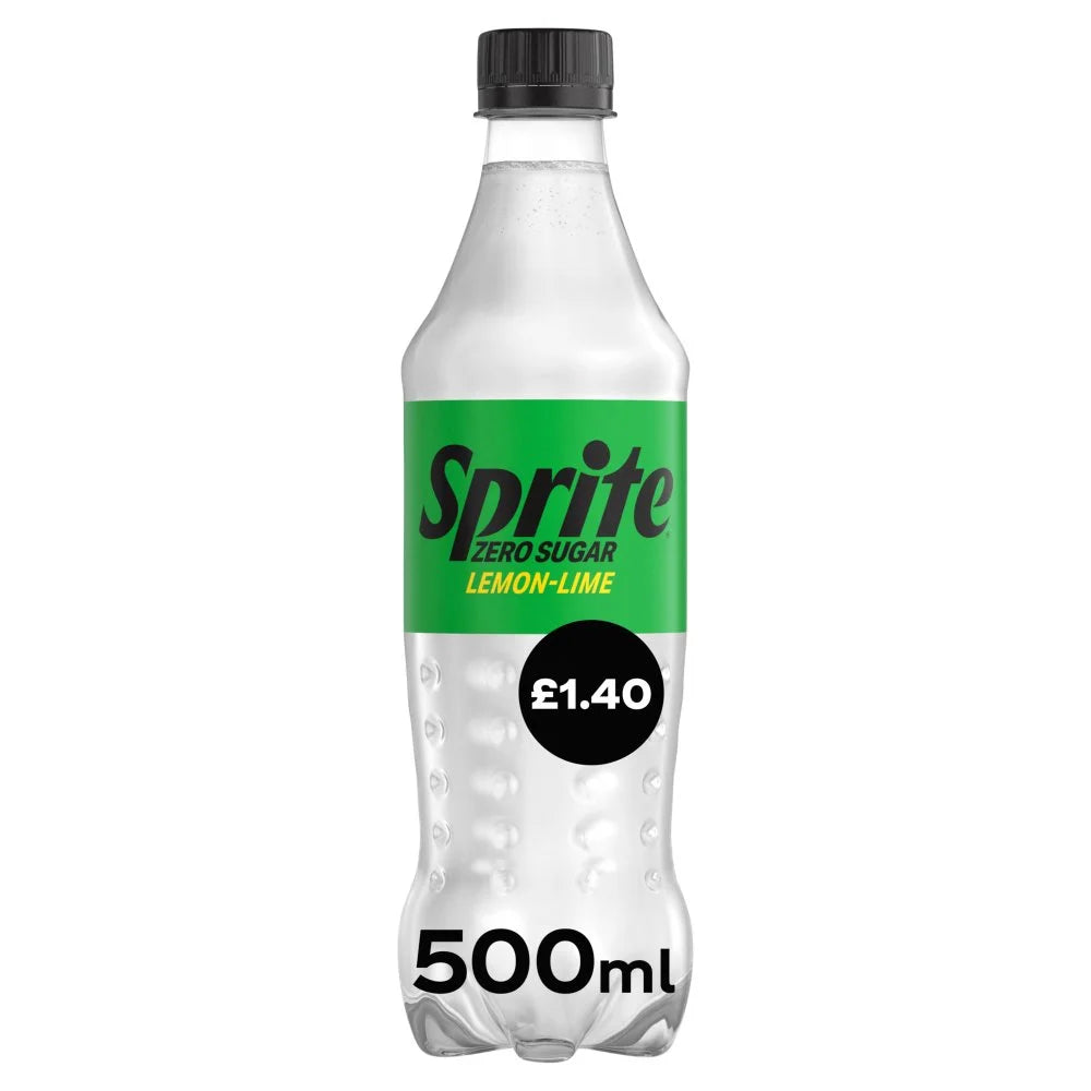 Sprite Zero Sugar Lemon & Lime Drink 500ml, front of pack