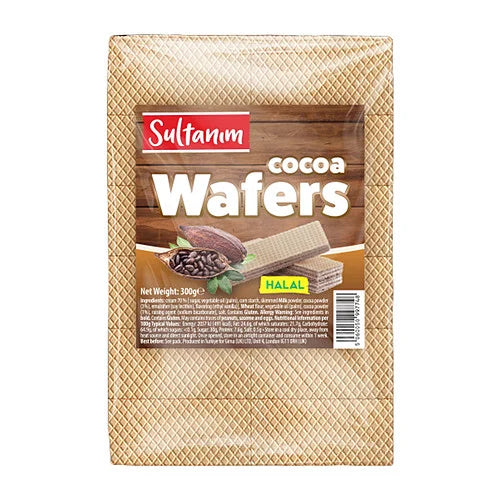 Sultanim Wafers With Cocoa 300g, front of pack
