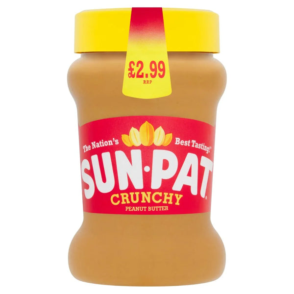 Sun-Pat Crunchy Peanut Butter 300g, front of pack