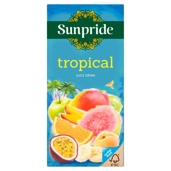 Sunpride Tropical Juice Drink 1 Litre, front of pack
