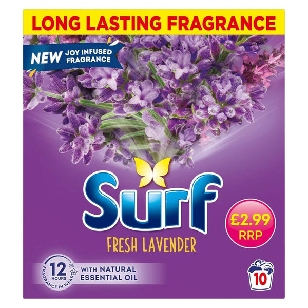 Surf Fresh Lavender Washing Powder 500g, front of pack