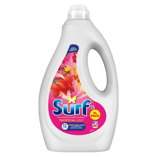 Surf Tropical Lily Laundry Washing Liquid 1.2L, front of pack