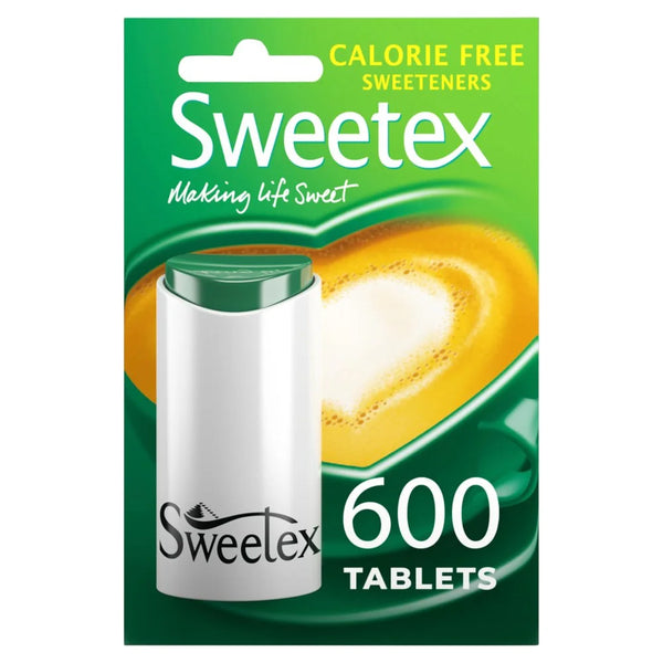 Sweetex Calorie Free Sweetener 600 tablets, front of pack